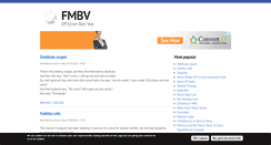 Desktop Screenshot of fmbv.nu